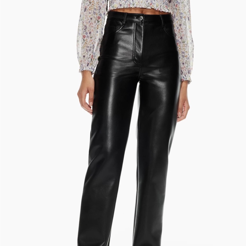 Aritzia The Melina Pant leather Size 4